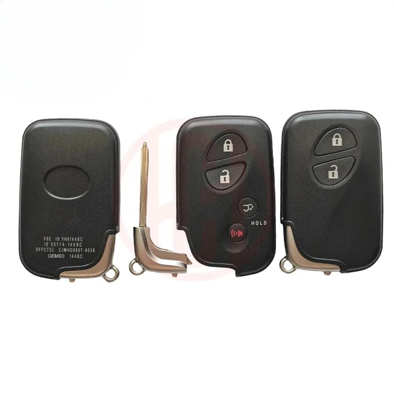 Ersatz Keyless Auto Schlüssel Shell 2/3/4 Tasten Smart Remote Key Fob Fall Für Lexus GS430 ES350 GS350 LX570 IS350 RX350 IS250