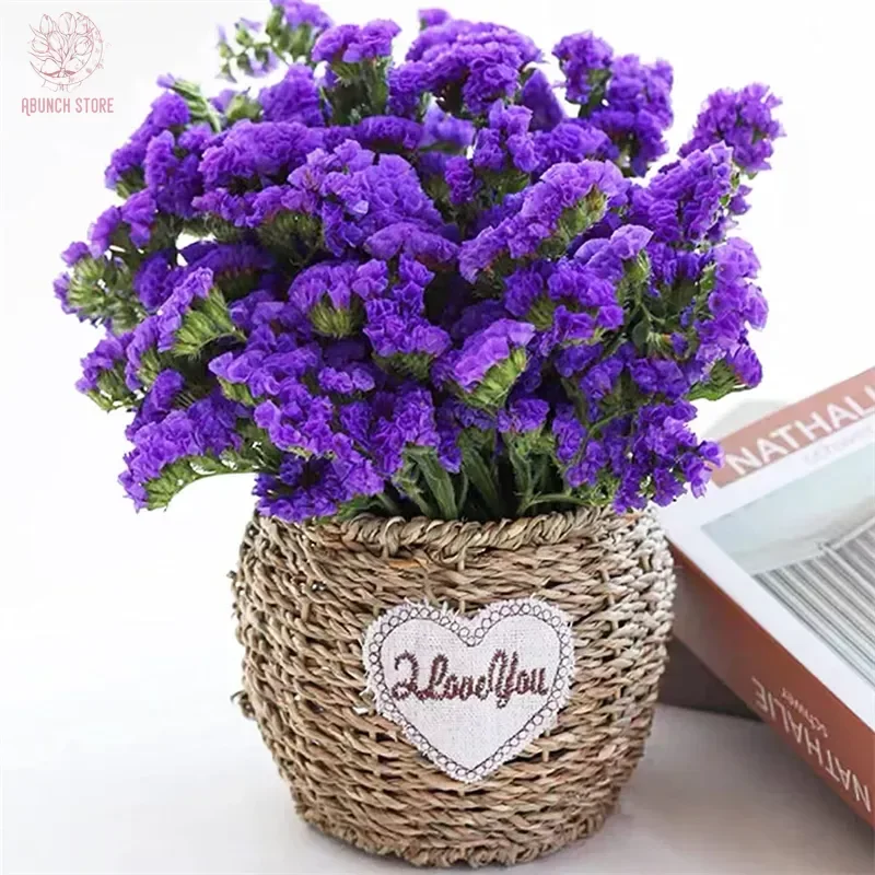 

70-120g Preserved Forget Me Not Dried Flowers Wedding Diy Bouquet Nature Pampas Reed Valentine's Day Gift Christmas Decoration