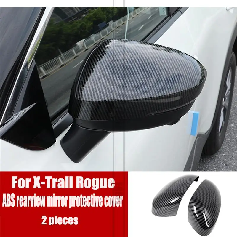 For X-Trall Rogue21-22 Rearview Mirror Cover Anti-scratch Strip Reversing Mirror Shell Decorative Cover Modification