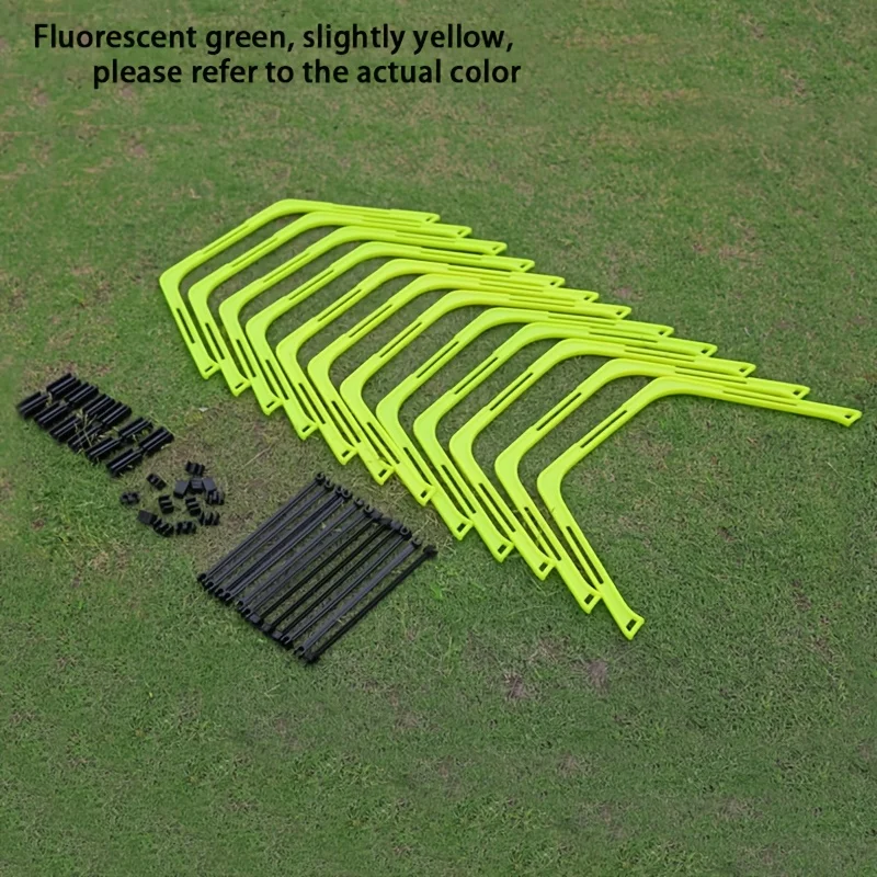 Футбольное тренировочное кольцо из 6 предметов, складная футбольная стремянка, фитнес-оборудование из полипропиленового материала, подходящее для праздников.