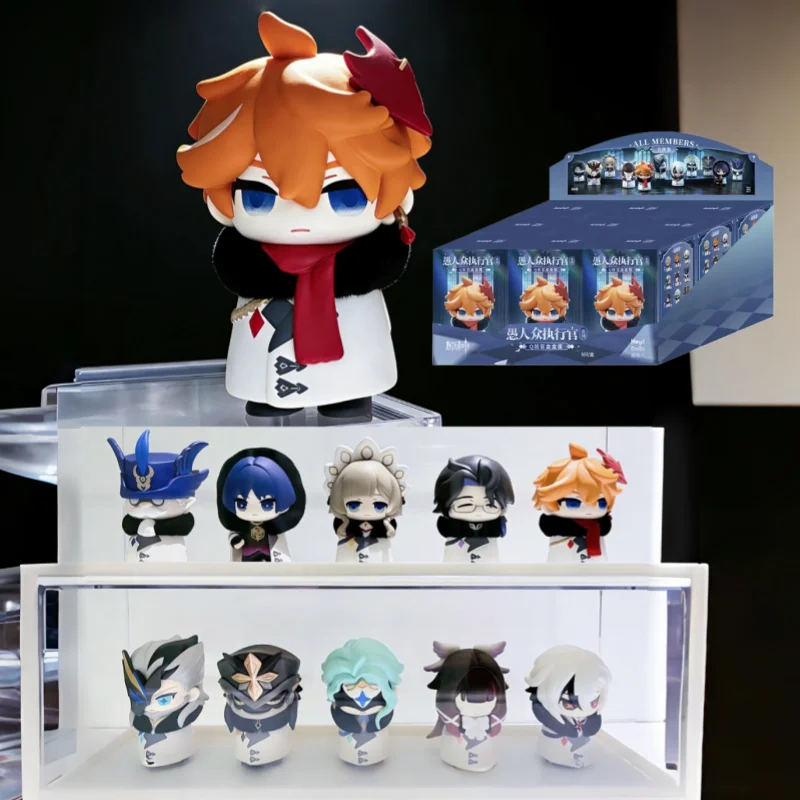 

Горячая новинка: Оригинальная коллекционная фигурка Genshin Fatui Harbingers Blind Box от MiHoYo – милая настольная модель, коробка-сюрприз, подарок на день рождения, игрушка