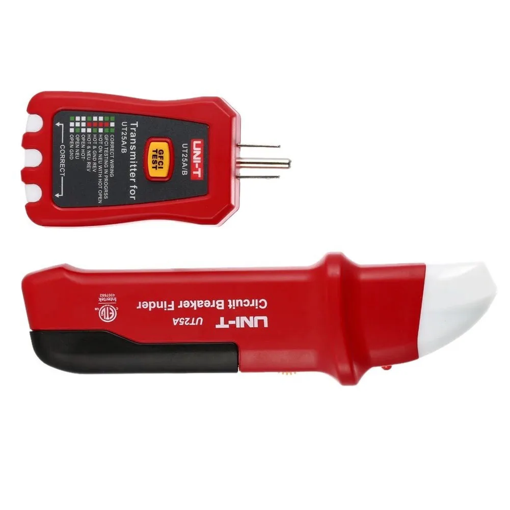 UT25A Diagnostic Circuit Finder Kit for Fuse Box Testing with LED Indicators and for gfci Receptacle Compatibility