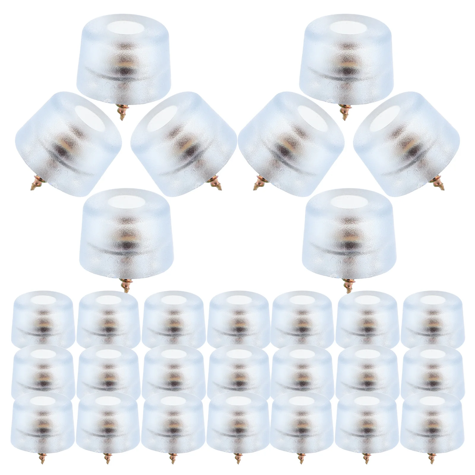 

100Pcs Round Furniture Pads Non Slip Chair Feet Protectors Desk Legs Cabinet Floor Protectors Wood Furniture Sliders