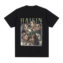 Retro Astarion Halsin Baldurs Gate 3 Men Women Print Tee Cotton T Shirt Short Sleeve Tshirt Fashion Oversized T-shirts Clothes