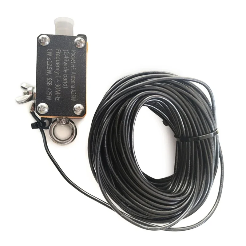 Pocket Antenna Pocket High Frequency Antenna A25 1-30Mhz Inverted Horizontal Balun Long Line