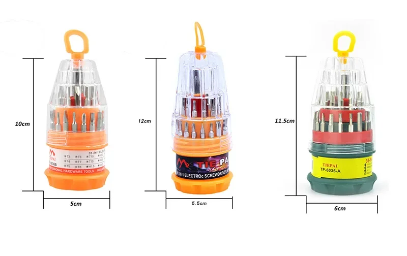 Multifunctional screwdriver 31-in-1 pagoda type combination mobile phone repair tool set Precision, hardware tools