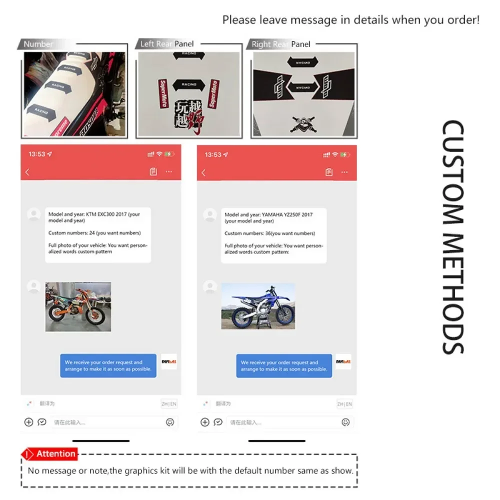 Capa de assento universal com gráficos de equipe personalizados, macia, à prova d'água, antiderrapante, com nervuras, para motocicleta, para sxf exc kxf crf yzf wr tc te