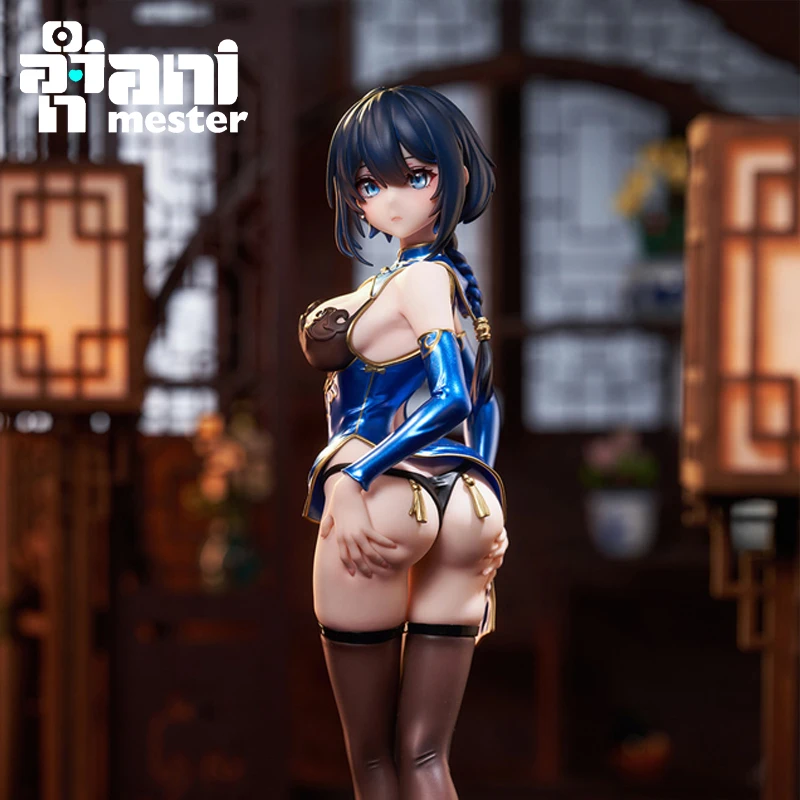 Genuine Original AniMester Nangong Yingying The New Cheongsam Lady Anime Figure Collectible Model Dolls Statuette Ornament Gift