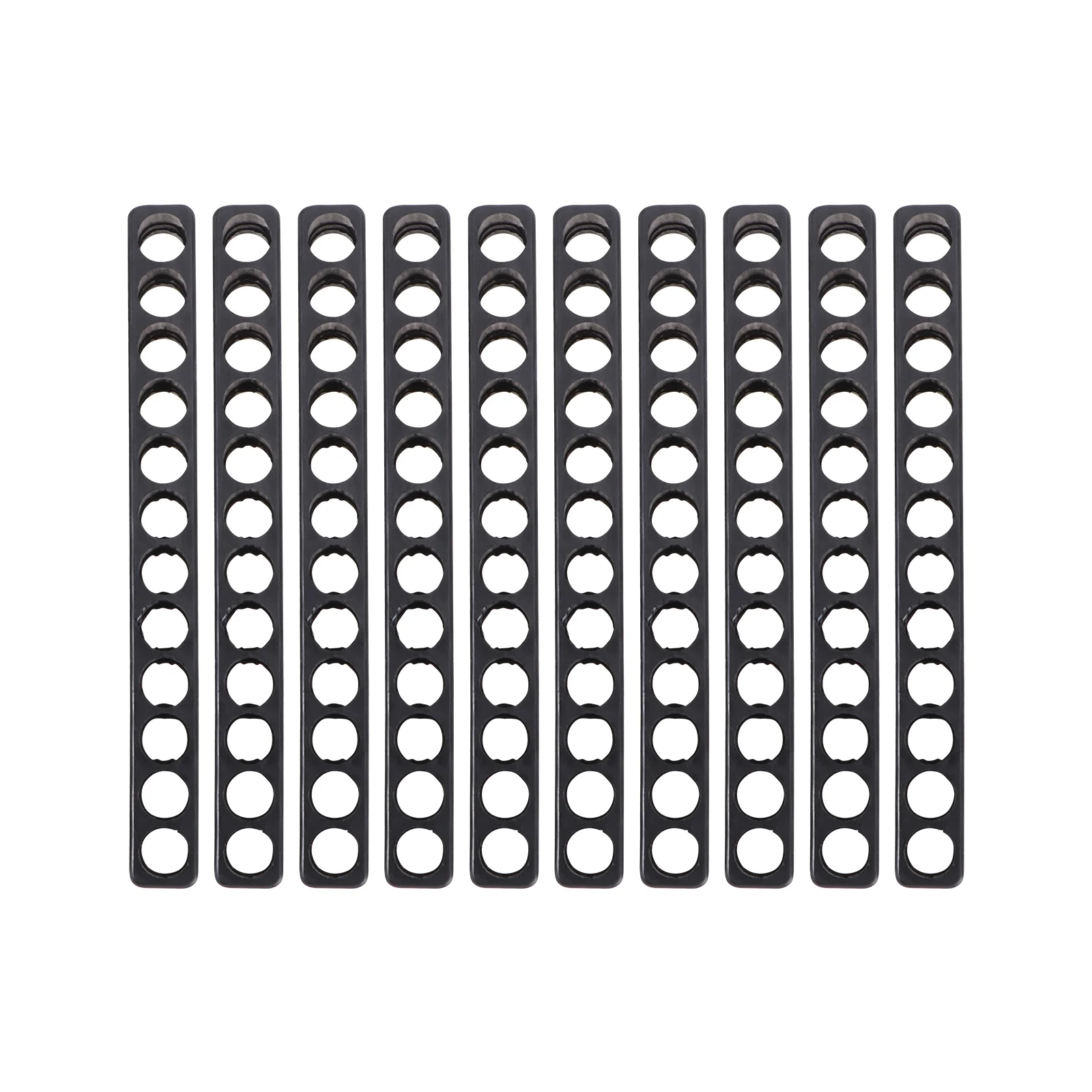 

Набор из 10 пластиковых кейсов для хранения бит отверток 6,35 мм с 12 карманами, портативный органайзер для сверл и инструментов