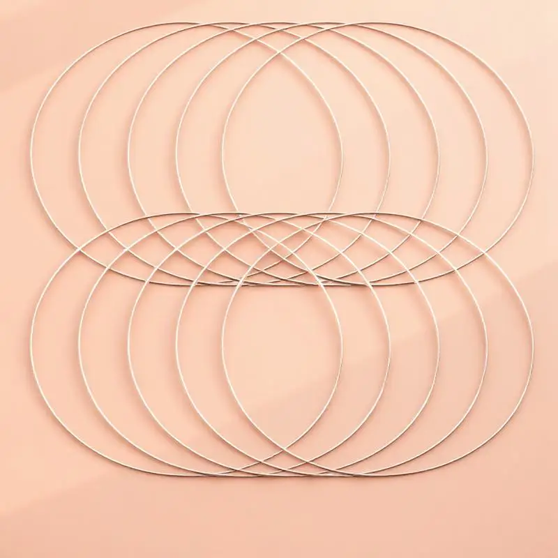 

10Pcs Dreamcatcher Iron Rings 35Mm Round Hoop DIY Macrame Dreamcatcher Craft Supplies Accessories Metal Ring DIY Accessories