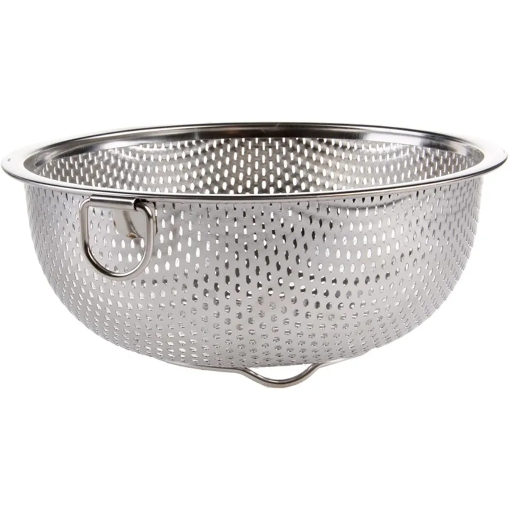 

Stainless Steel Kitchen Hole Dense Mesh Sifter Colander Strainer Sieve Baskets