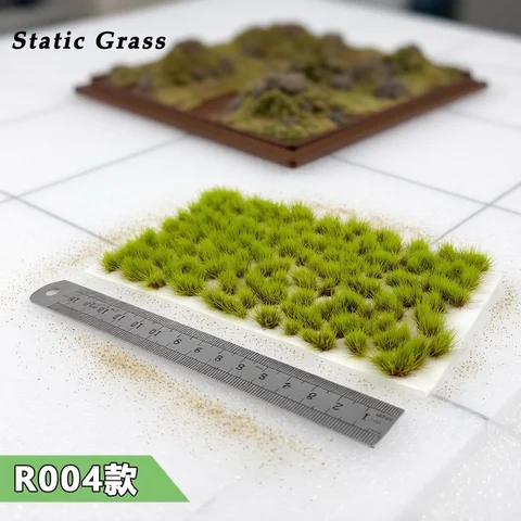 Simulation Grass Tuft Miniature Static Grass Series Model Ho N Scale Military Scenery Railway Layout DIY Model Making Diorama