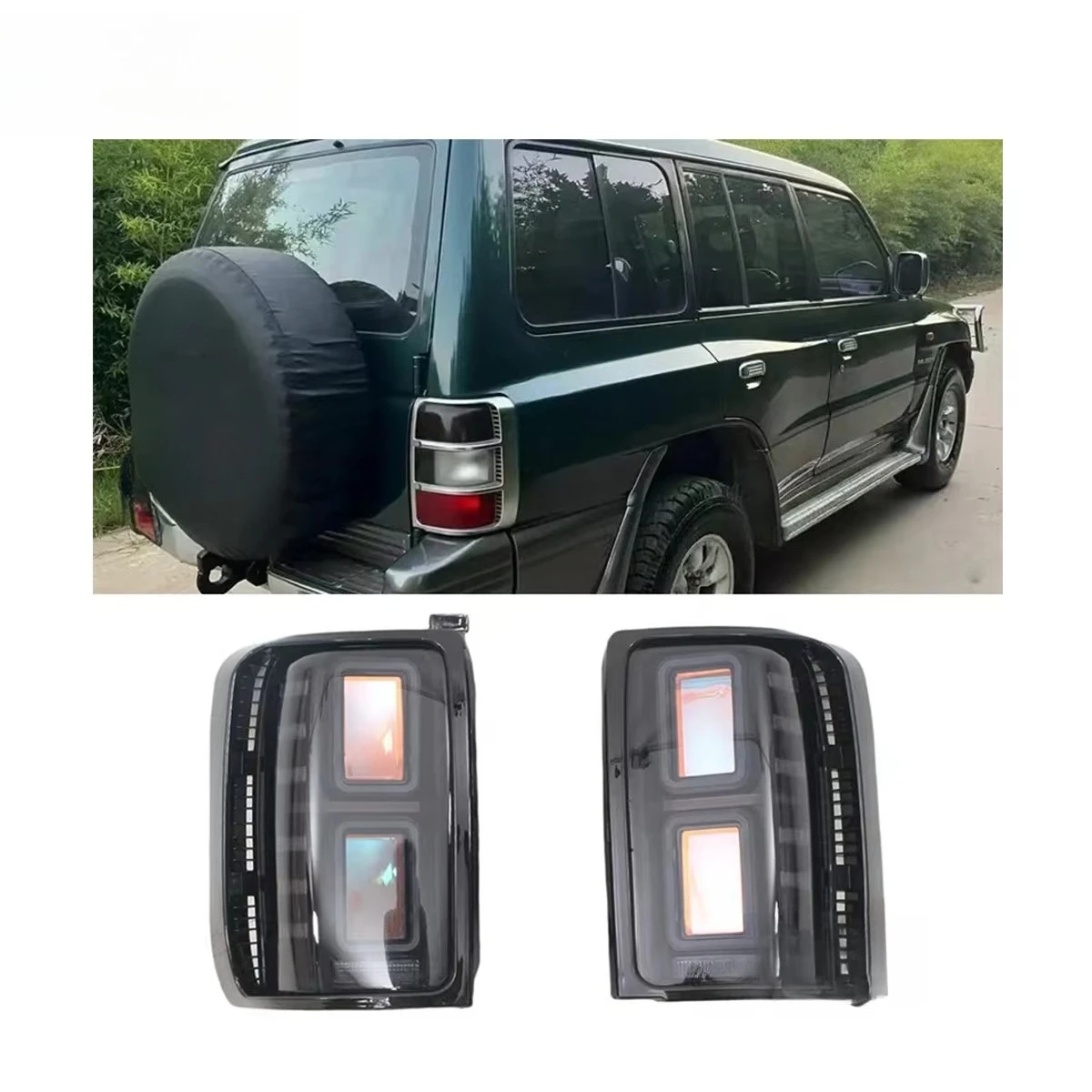 Taillight Assembly Tuning Light Modified Indicator Lamp New Led Taillight for PAJERO V33 V43 V55 1991-1999 MONTERO