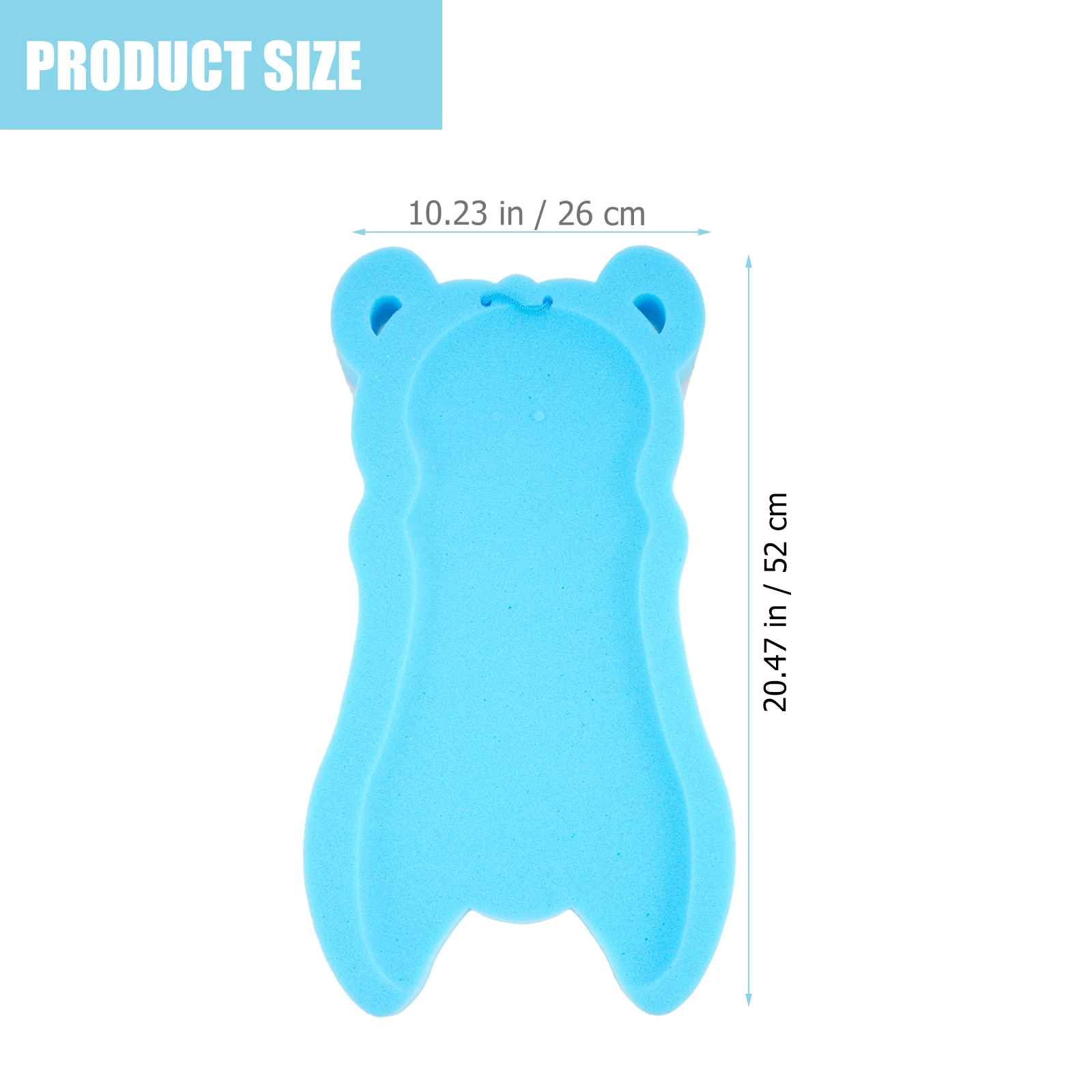 

Soft Baby Bath Sponge Mat Newborns Infants Toddlers Bathing Support Cushion Pad Comfortable Skin-Friendly Design Bright Color