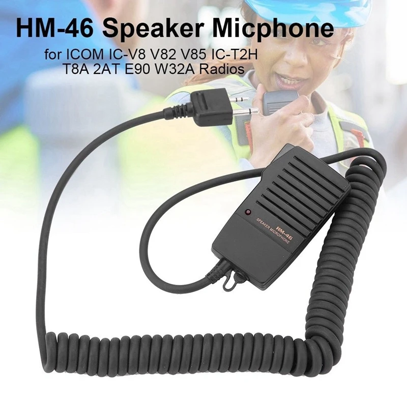 Hot TTKK 3X Handheld Speaker Mic For Icom Ic-V8 V85 V82 Ic-T2H T8A 2At W32A E90 Radio