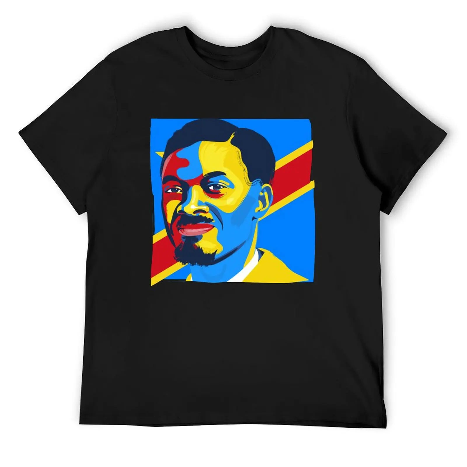 

Patrice Lumumba T-Shirt street wear anime clothes oversized blacks mens clothes