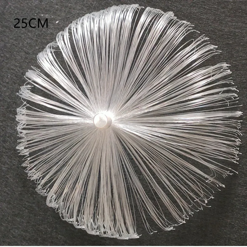 5Pcs Dandelion Jellyfish Fiber Optic Chandelier Christmas Solar Light Decoration Outdoor String Lights Fiber Optic Flower Lighti - view 2