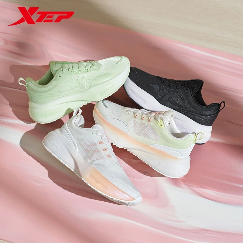 Buty do biegania Xtep Mystic Plume 5.0 dla kobiet 2024 Wiosna Amortyzacja Buty sportowe treningowe Odbicie Trampki 875118110013 — zdjęcie 7