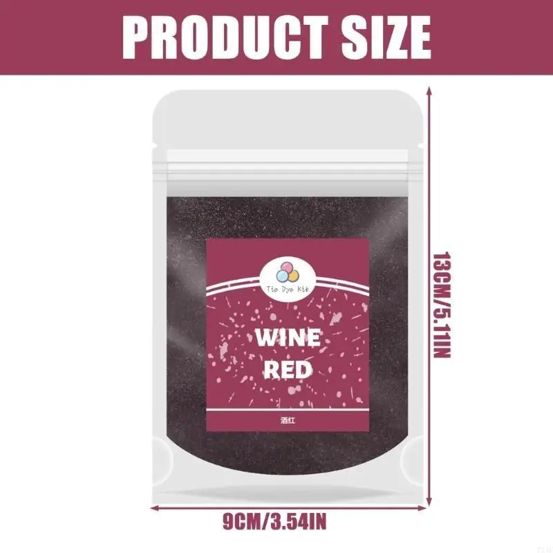 

77JF Tie Dye Powder 0.35oz/10g Powder Pigment For Kids Adults Art And Craft Water Soluble Fabric Dye for Clothing Tshirts Bag