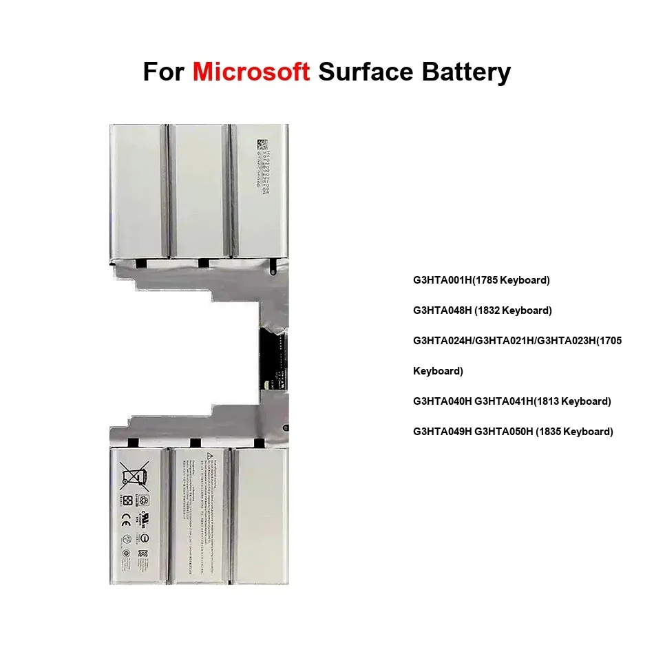 

G3HTA048H (1832 Battery For Microsoft Surface Book Enhanced Notebook 1 13.5 Keyboard 2 1832 1835 Inch 1705 2ND