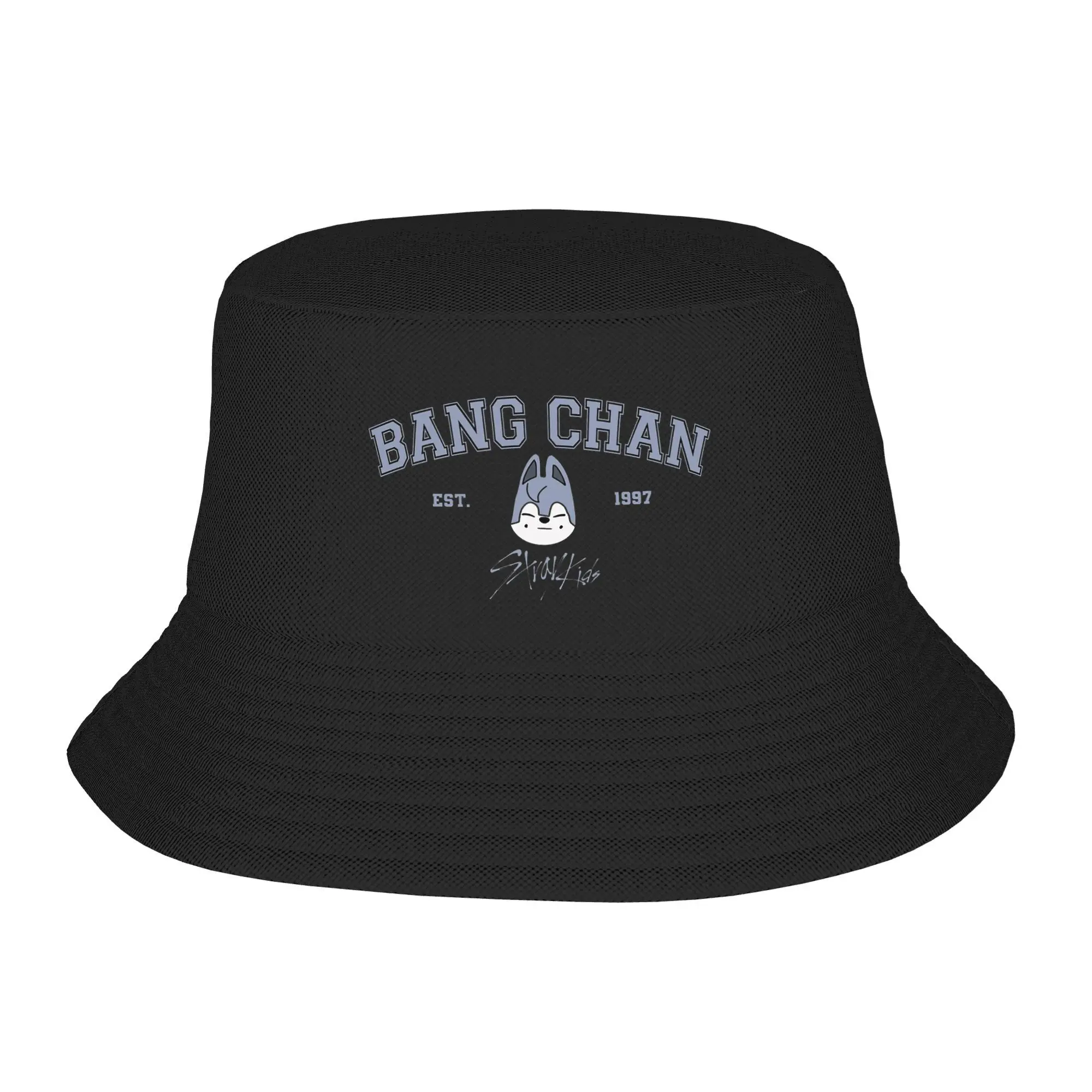 

Bang Chan Bucket Hat Panama Bob Hats Outdoor Fashion Reversible For Summer Beach Fishing Unisex Fisherman Caps