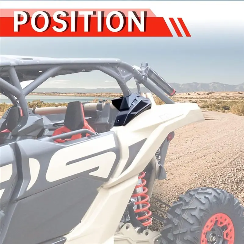 Precision Rear Cage Trim Cover For Can Am Maverick X3 / X3 Max 2017-2024 C Pillar Protection Shield Guard 705010335 705010336