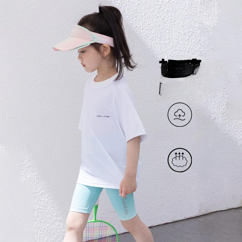 Baby Girl Pants Girls Leggings New Kids Gradient Cycling Pants Summer 2024 Baby Leggings Children Comfort Soft Casual Pant image 4