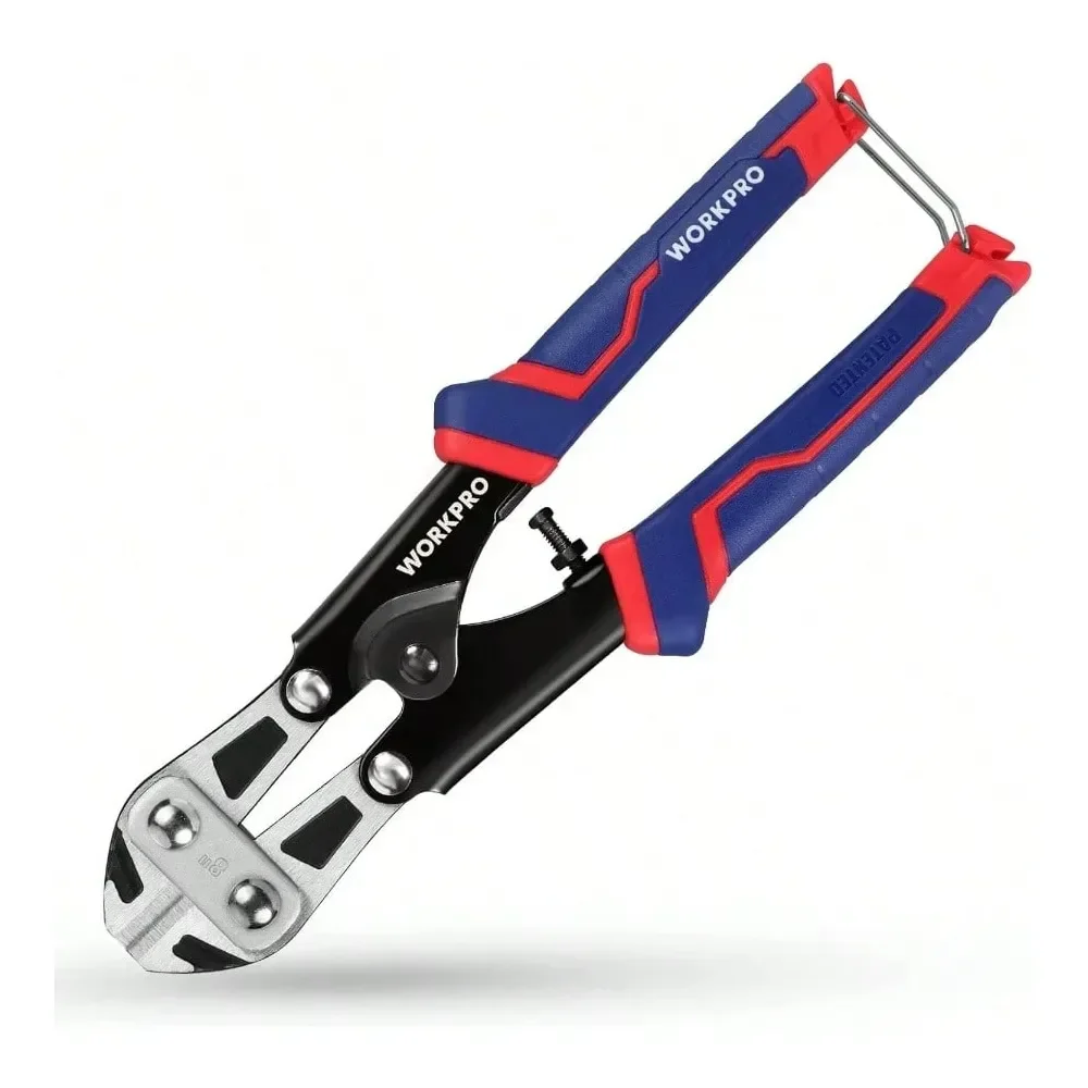 

Cutter 8 Inch, Spring Loaded Small Heavy Duty Wire Cutter, Snips Clippers With Soft Anti Slip Handle