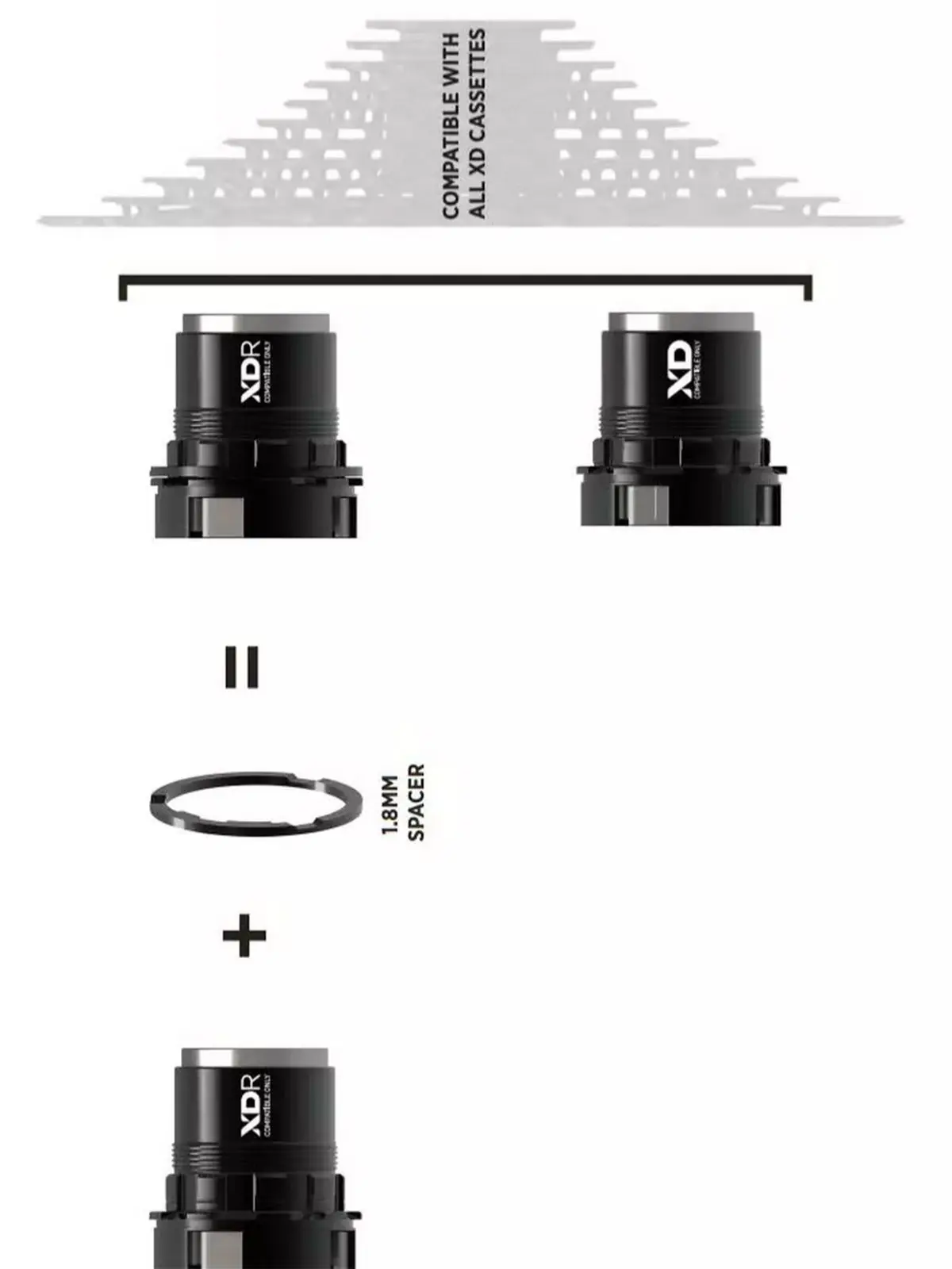 AliExpress CXWXC NEW XIMAN YUMAJ ZR cycling DT SWISS XD/XDR Freehub for 12 Speed MTB for DT SWISS hub 240/350 Aluminum alloy material DT-XDR-XD