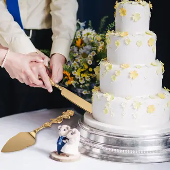 8 best sales Wedding cake cutting set - №6