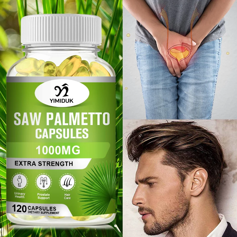 Saw Palmetto Prostate Supplements for Men To Extenze Youth & Reduce Prostate Inflammation Reduce Balding & Hair Thinning