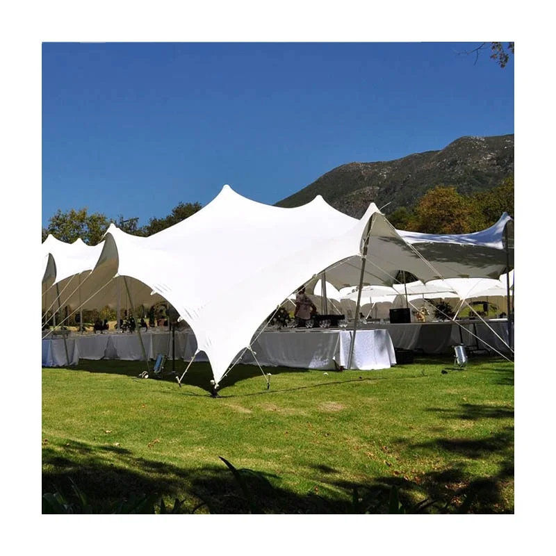 

Wholesale 100% Waterproof PVC Coated Stretch Tent For Wedding Party