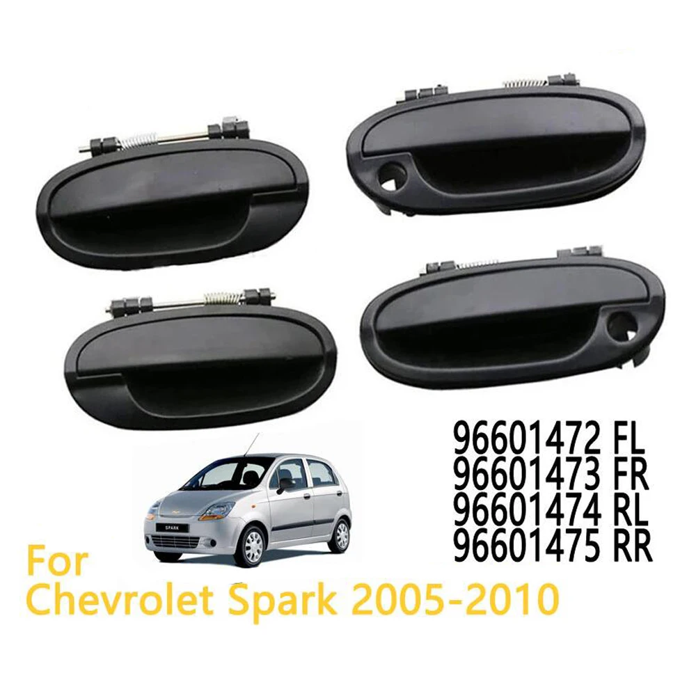 Exterior Car Door Handle for Chevrolet Spark M200 for Daewoo Matiz M200 2005-2010 Front Rear Left Right 96601472 96601473