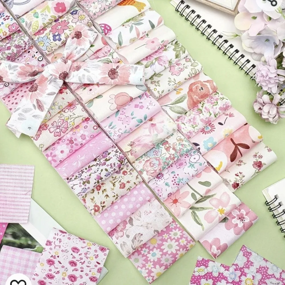 

20 шт., DIY предсказает ткани, желейные рулоны, цветочные полоски для квилтинга ручной работы, лоскутная кукольная одежда, ткань для сращивания, аксессуары для одежды