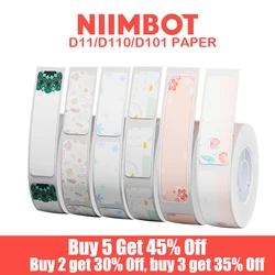 NiiMbot-D101 D11 D110 감열식 라벨 스티커 감열식 인쇄 용지, 가격 용지, Niimbot 프린터용 상품 가격 용지