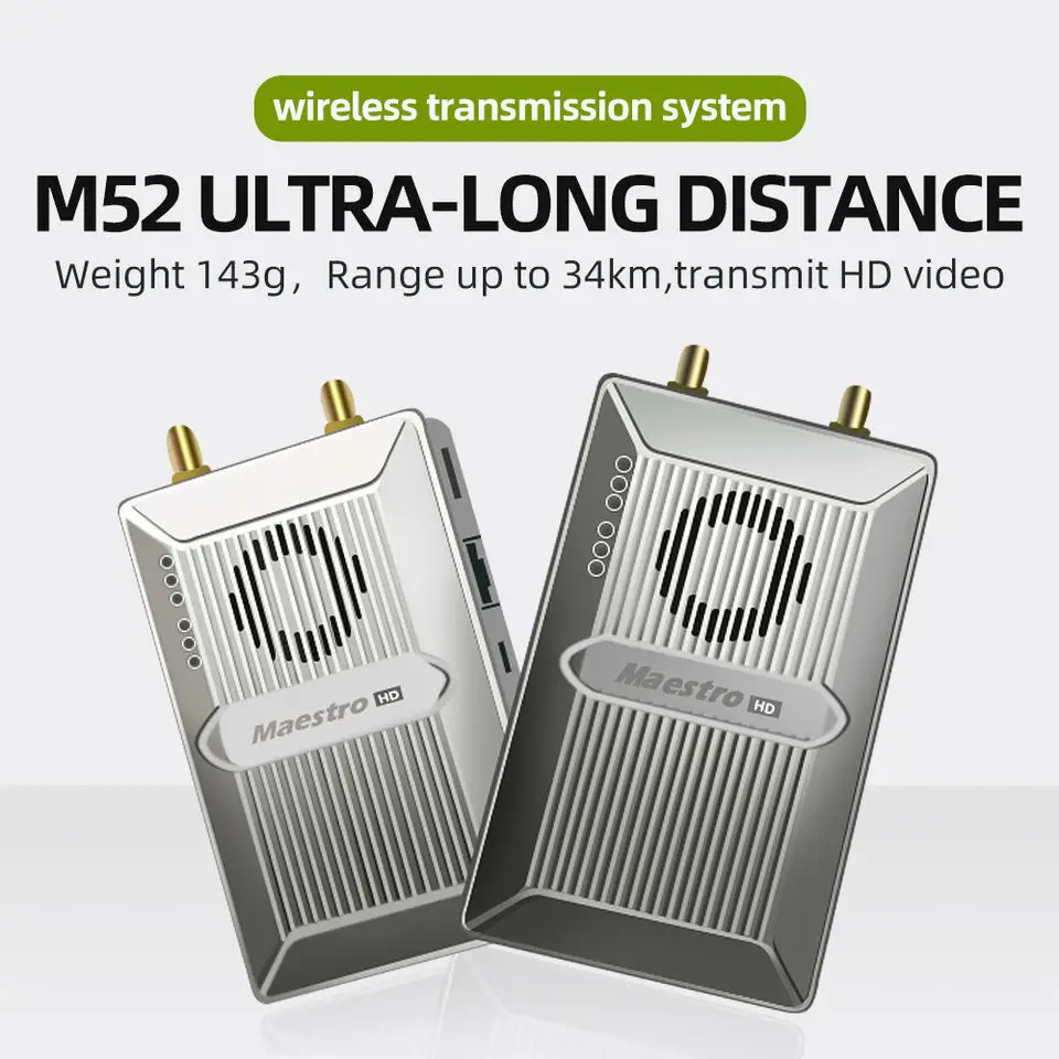 M52 30KM High Integration Long-distance Real-time High-definition Video And Data Wireless Transmission System