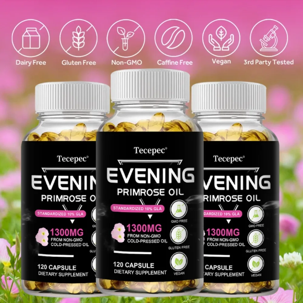 Evening Primrose Oil Supplement - Bone Strengthening, Immunity Enhancement, Endocrine Health Improvement, Anti-oxidation