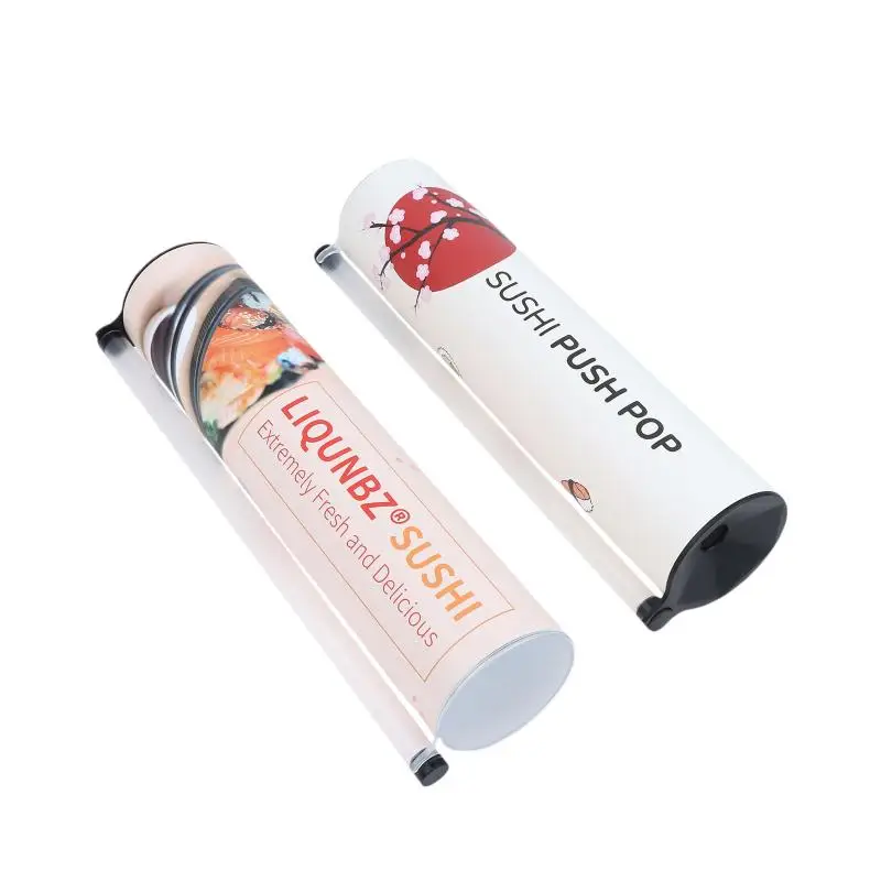 @*Beginner Friendly Sushi Maker Food Grade Sushi Push Tube Mold Easy Operate DIY Sushi Roller for Home Kitchen Use