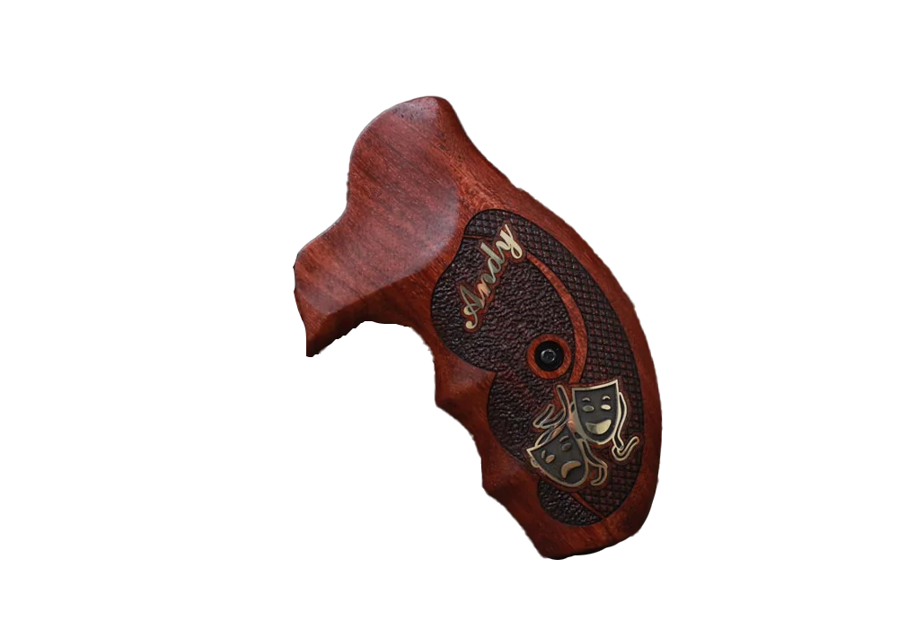 KSD Brand Smith Wesson J Frame Round Butt Models Compatible Rosewood Grip