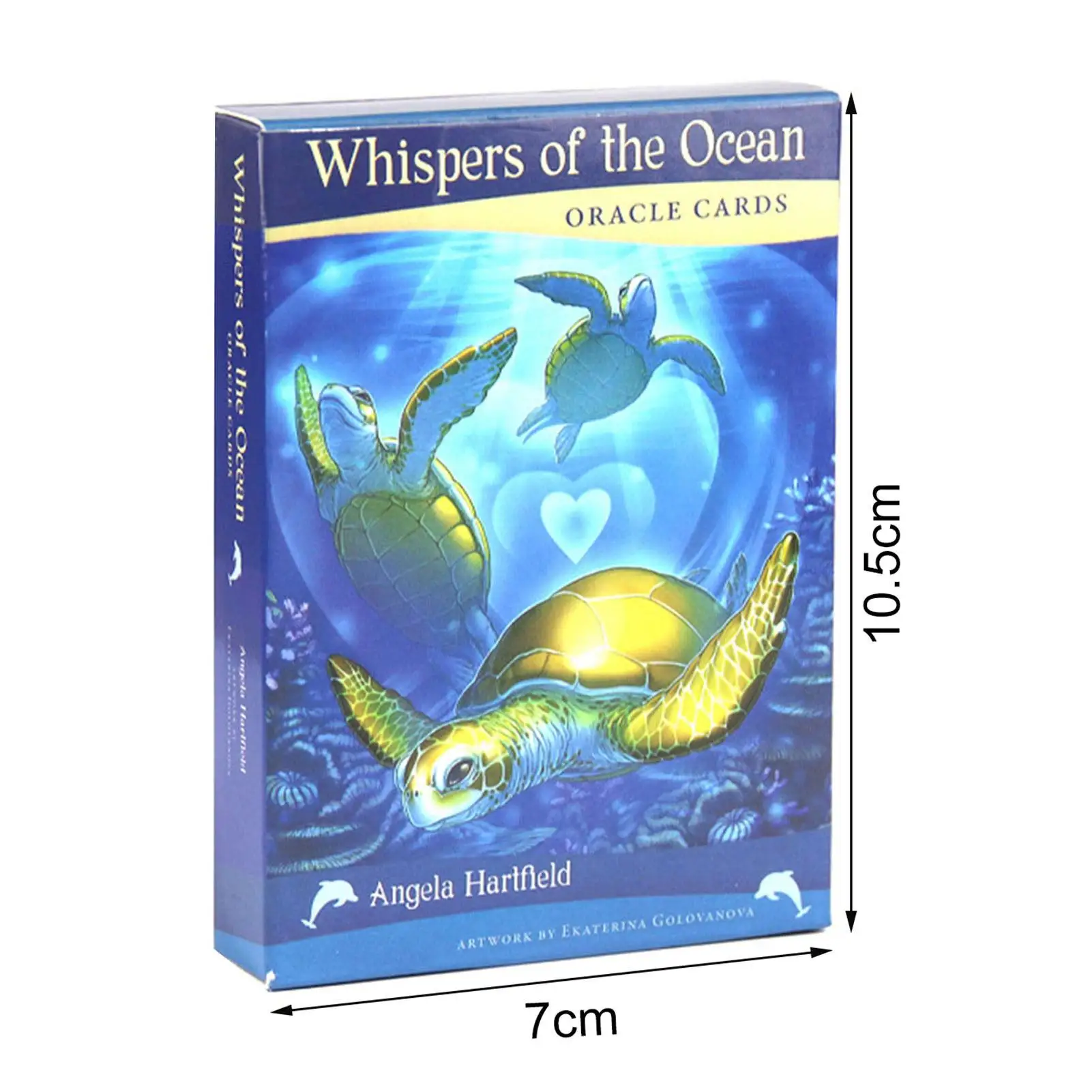 Whispers of The Ocean English Oracle Tarot Decks Family Game Night Supplies for Gifts Tarot Cards Smooth