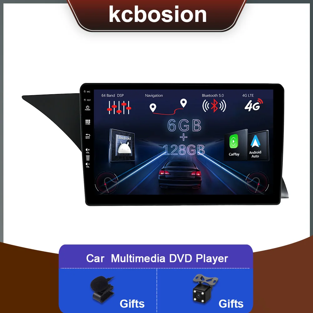 2 Din Car Stereo Radio Multimedia DVD Android 14 For Mercedes Benz GLK - Class X204 2012-2015 GPS RDS Carplay DSP Camera 6+128G