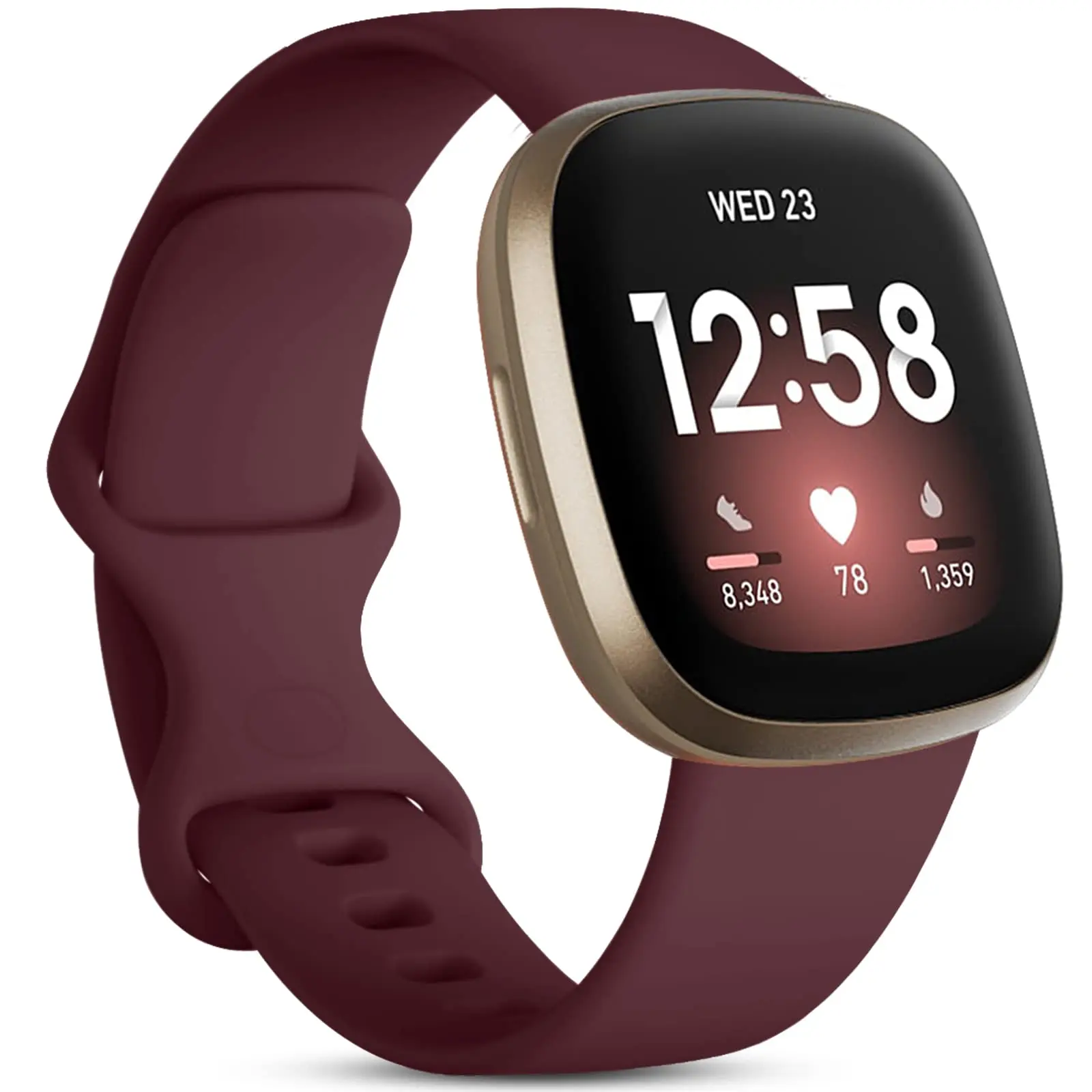 Siliconen band voor Fitbit Versa 4 3 Sense 2-band Smartwatch-accessoires vervangende correa Sportarmband Fitbit Versa 3-banden