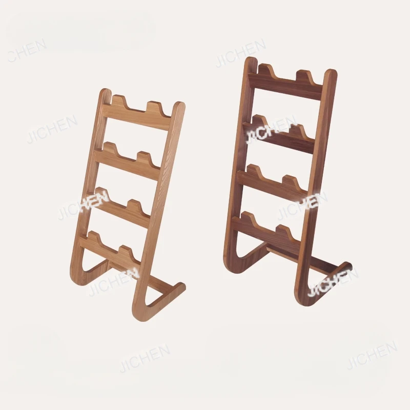 

Free-Standing Wooden Slipper Rack Minimalist Multi-Layer Shoe Organizer Space-Saving Doorway Shelf Nordic Balcony Shoe Rack