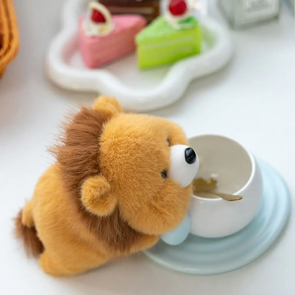 귀여운 작은 토끼 너구리 인형 클립 허스키 보더 콜리 팬더 플러시 장난감 대화 형 편안한 사슴 플러시 인형 어린이 선물