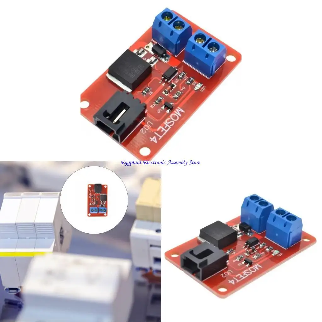 E28D MOSFET Switching Module With Dynamic Control Optocoupler Isolation Highly Power 33A 100V IRF540 Isolated Power Module
