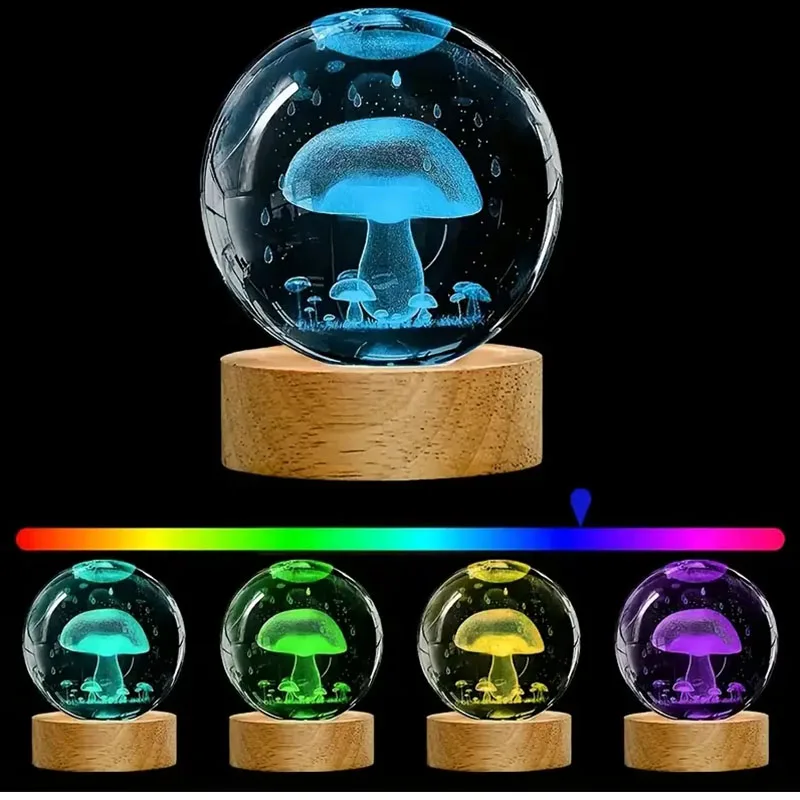 الخشب سطح المكتب أضواء الزخرفية قاعدة ضوء الليل خشبية LED USB RGB عرض مصباح عرض موقف مصابيح حامل حلية فنية