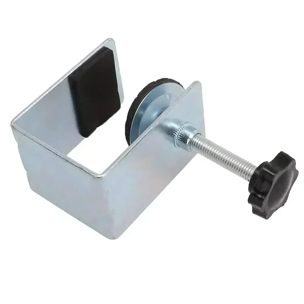 Brand New Clamps Hand Tools Mounting Clips Silver Stainless Steel 2pcs Adjustable Clamps Drawer Front Installation