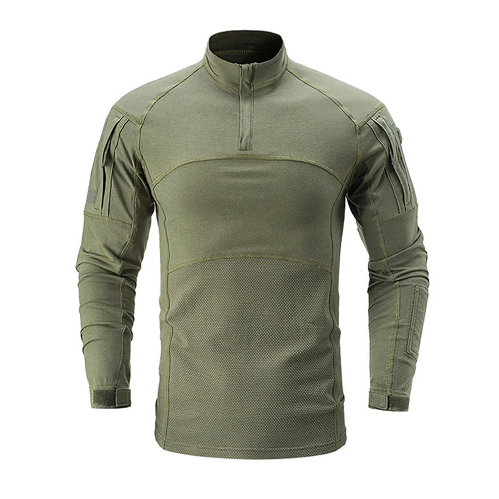 Military Style Uniform Combat Shirt Men Assault Tactical Camouflage US Army T Shirt Airsoft Paintball Long Sleeve Shirts