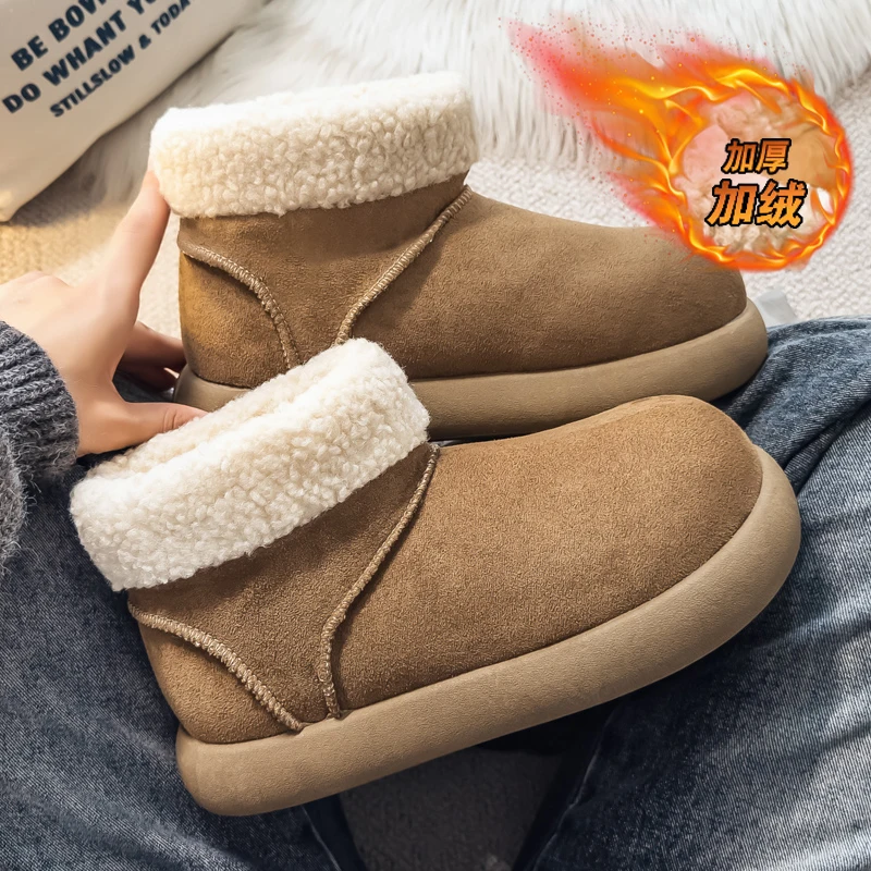 

Men's Winter Boots Thermal Waterproof | Non-Slip Snow Shoes | Plush Lined Sneakers | Outdoor Hiking Boots for Men