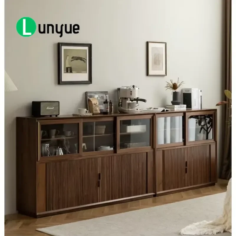 Multifunctional Dining Side Cabinet Integrated Kitchen Locker Simple Design Storage Cupboard for Living Room Home